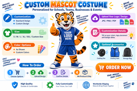 Personalized Custom Mascot Costume – Create Your Own Character for Schools, Teams & Events Personalized Custom Mascot Costume – Create Your Own Character for Schools, Teams & Events