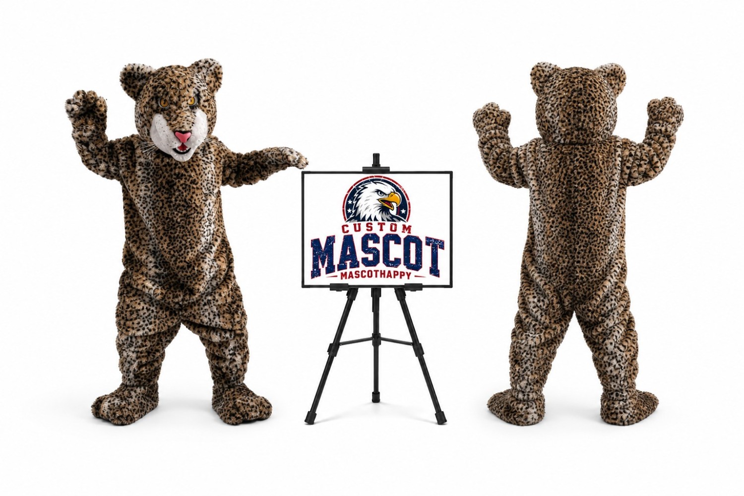 Leopard Panther Mascot Costume Leopard Panther Mascot Costume