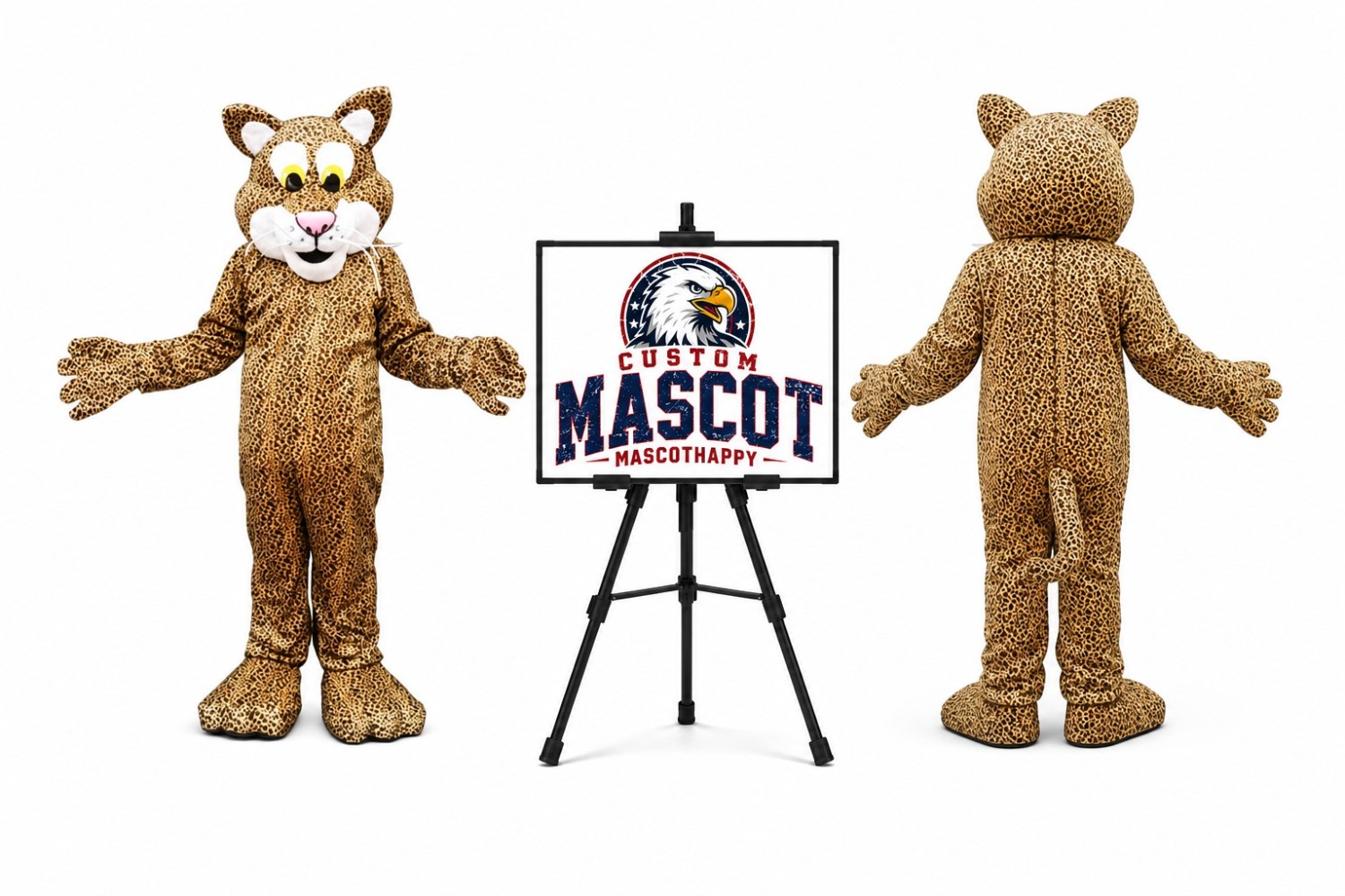 Leopard Mascot Costume Leopard Mascot Costume