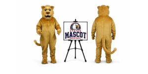 Leslie Lion Mascot Costume Leslie Lion Mascot Costume