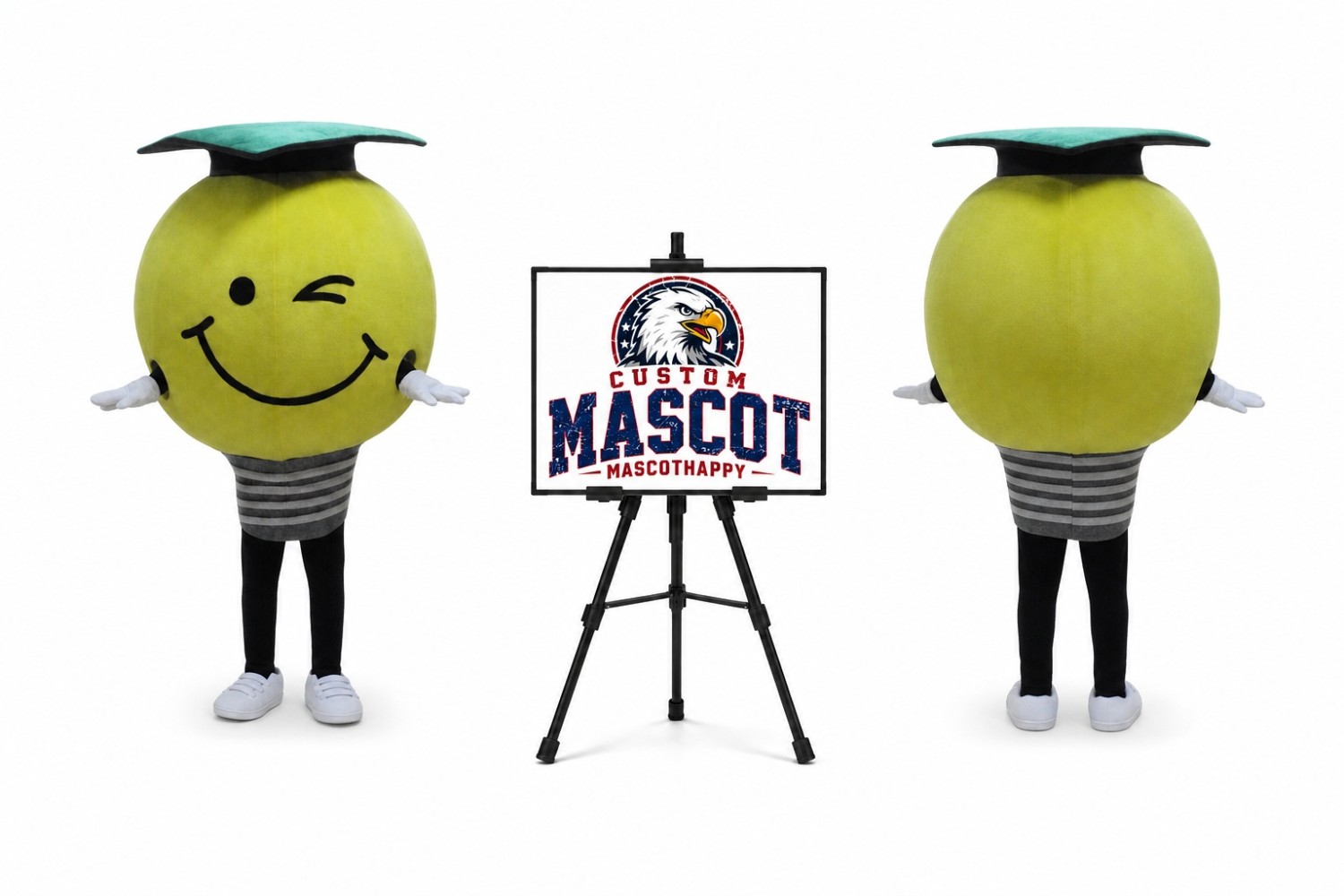 Light Bulb Mascot Costume Light Bulb Mascot Costume