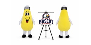 Light Bulb Mascot Costume Light Bulb Mascot Costume