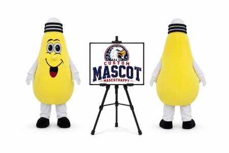 Light Bulb Mascot Costume