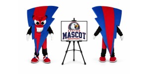 Lightning Bolt Mascot Costume Lightning Bolt Mascot Costume