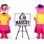 Lion Girl Mascot Costume
