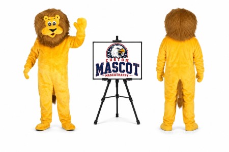 Lionel The Lion Adult Mascot Costume Mascot Costume