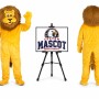 Lionel The Lion Adult Mascot Costume Mascot Costume