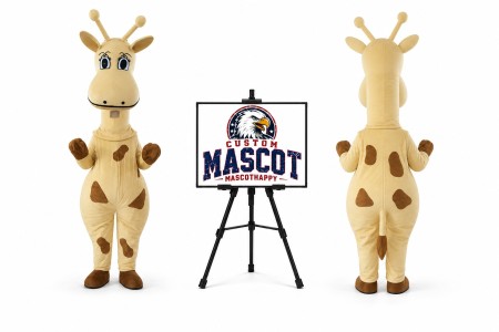 Little Cartoon Animal Plush Giraffe Mascot Costume