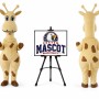 Little Cartoon Animal Plush Giraffe Mascot Costume