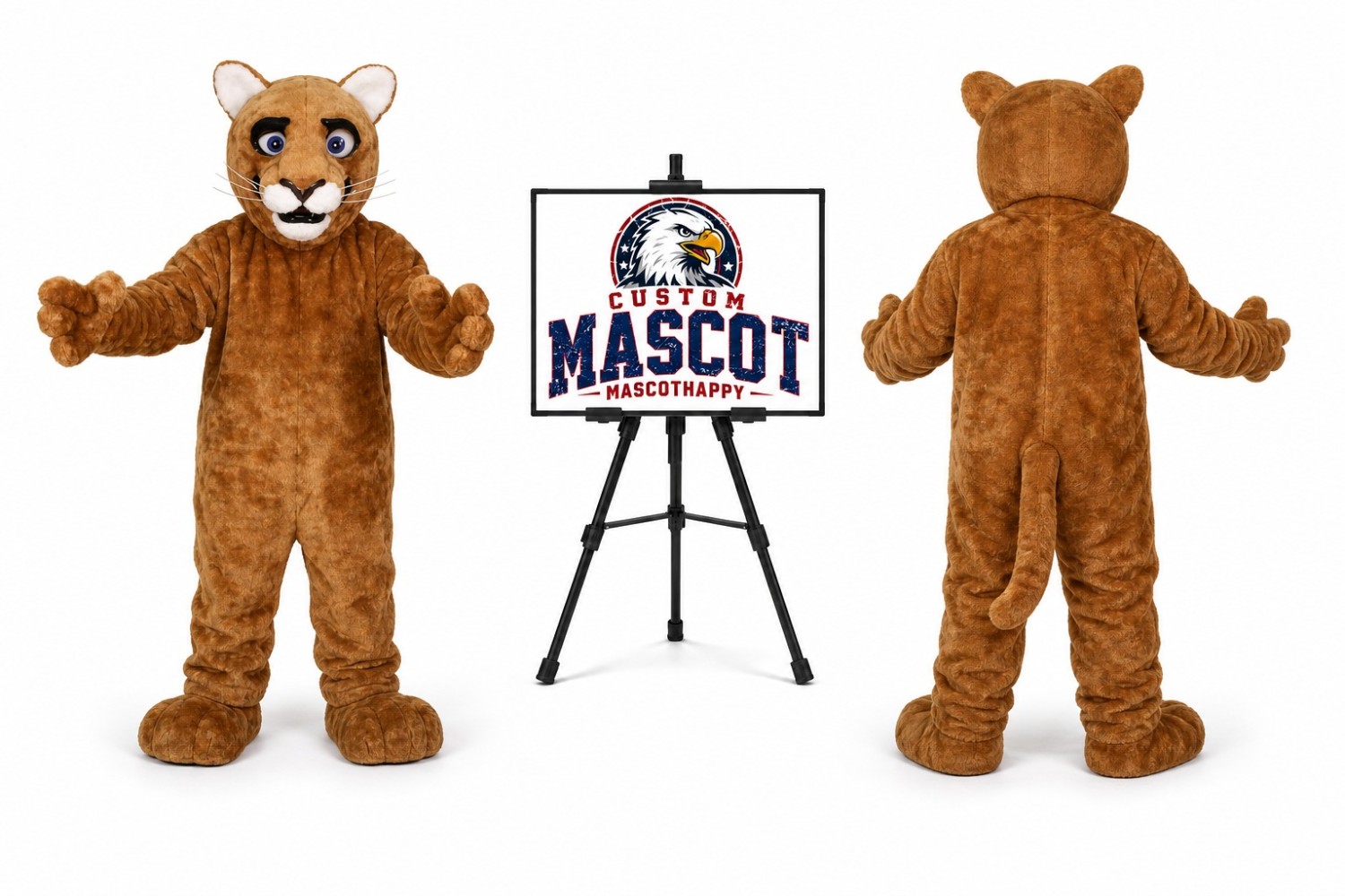 Little Leopard Panther Cat Cougar Cub Mascot Costume Little Leopard Panther Cat Cougar Cub Mascot Costume