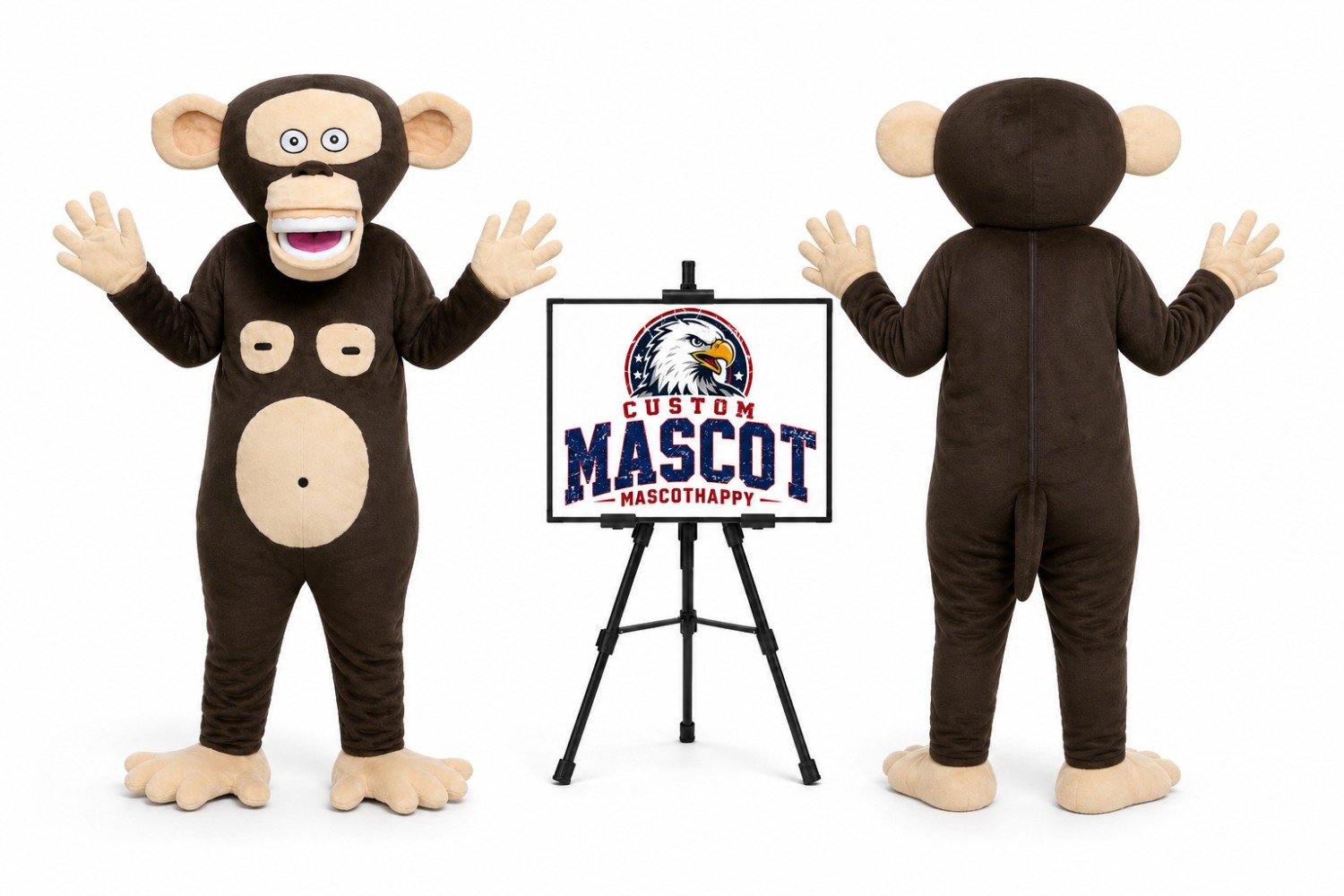 Little Monkey Mascot Costume Little Monkey Mascot Costume