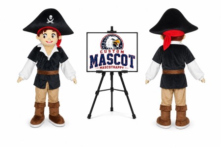 Little Pirate Boy Mascot Costume for Parties