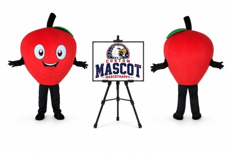 Little Apple Mascot Costume for Food Events