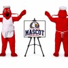 Lobster Chef Mascot Costume for Food Events