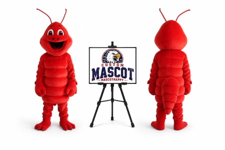Lobster Mascot Costume for Food Events