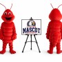 Lobster Mascot Costume for Food Events