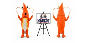 Lobster Mascot Costume for Food Events