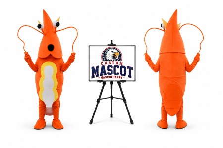 Lobster Mascot Costume for Food Events
