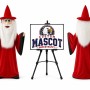Long Beard Old Man Mascot Costume