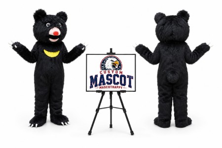 Long Fur Bear Mascot Costume