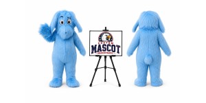 Long Fur Dog Mascot Costume Long Fur Dog Mascot Costume