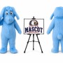 Long Fur Dog Mascot Costume