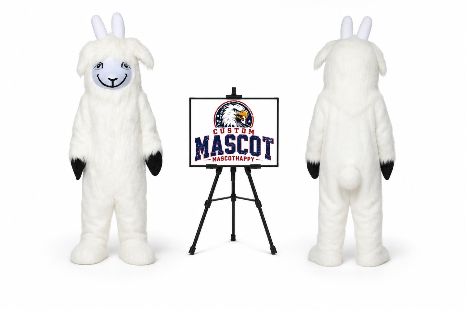 Long Fur Goat Sheep Mascot Costume Long Fur Goat Sheep Mascot Costume