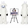 Long Fur Goat Sheep Mascot Costume
