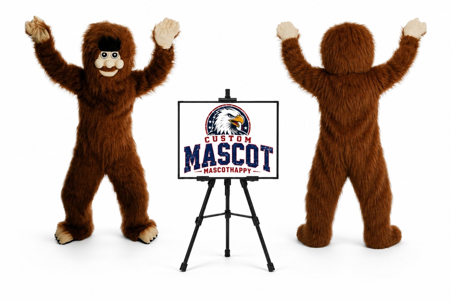 Long Hair Chimpanzees Monkey Mascot Costume Long Hair Chimpanzees Monkey Mascot Costume
