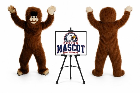 Long Hair Chimpanzees Monkey Mascot Costume
