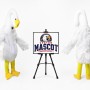 Long Necked Swan Mascot Costume