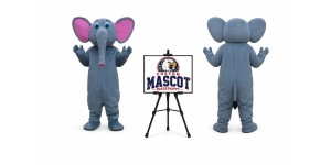Long Nose Big Ear Elephant Mascot Costume Long Nose Big Ear Elephant Mascot Costume