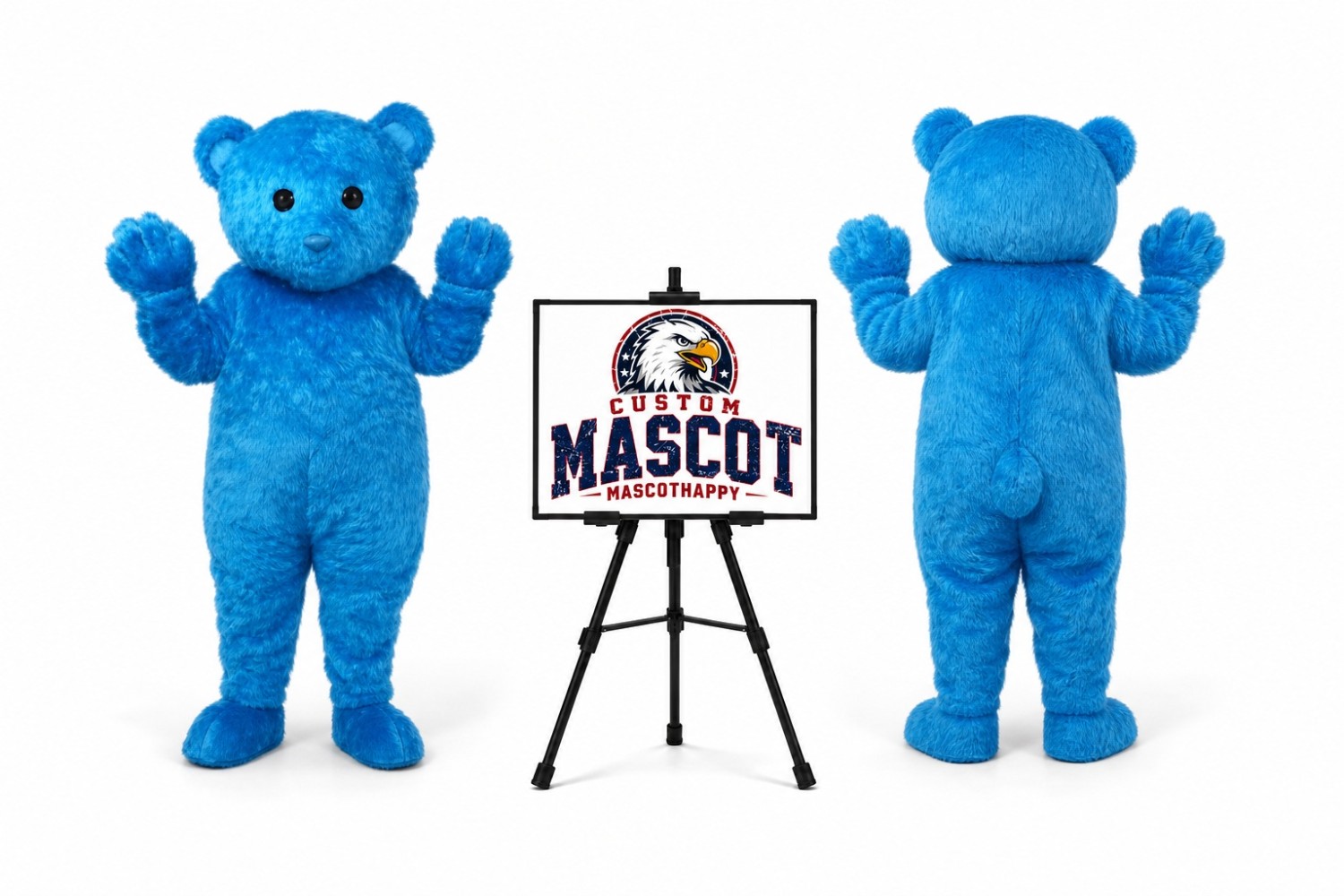 Long Plush Bear Mascot Costume Long Plush Bear Mascot Costume