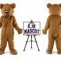 Long Plush Hair Bear Mascot Costume