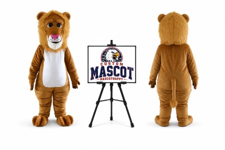 Long Plush Lion Mascot Costume