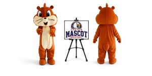 Long Tail Squirrel Mascot Costume Long Tail Squirrel Mascot Costume