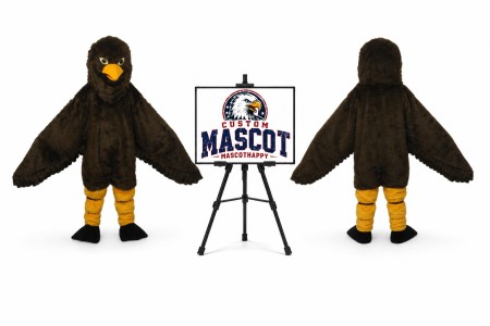 Long-Haired Eagle Adult Mascot Costume Mascot Costume