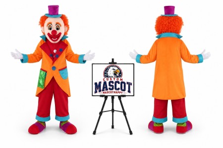 Magician Clown Mascot Costume for Parties