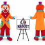 Magician Clown Mascot Costume for Parties
