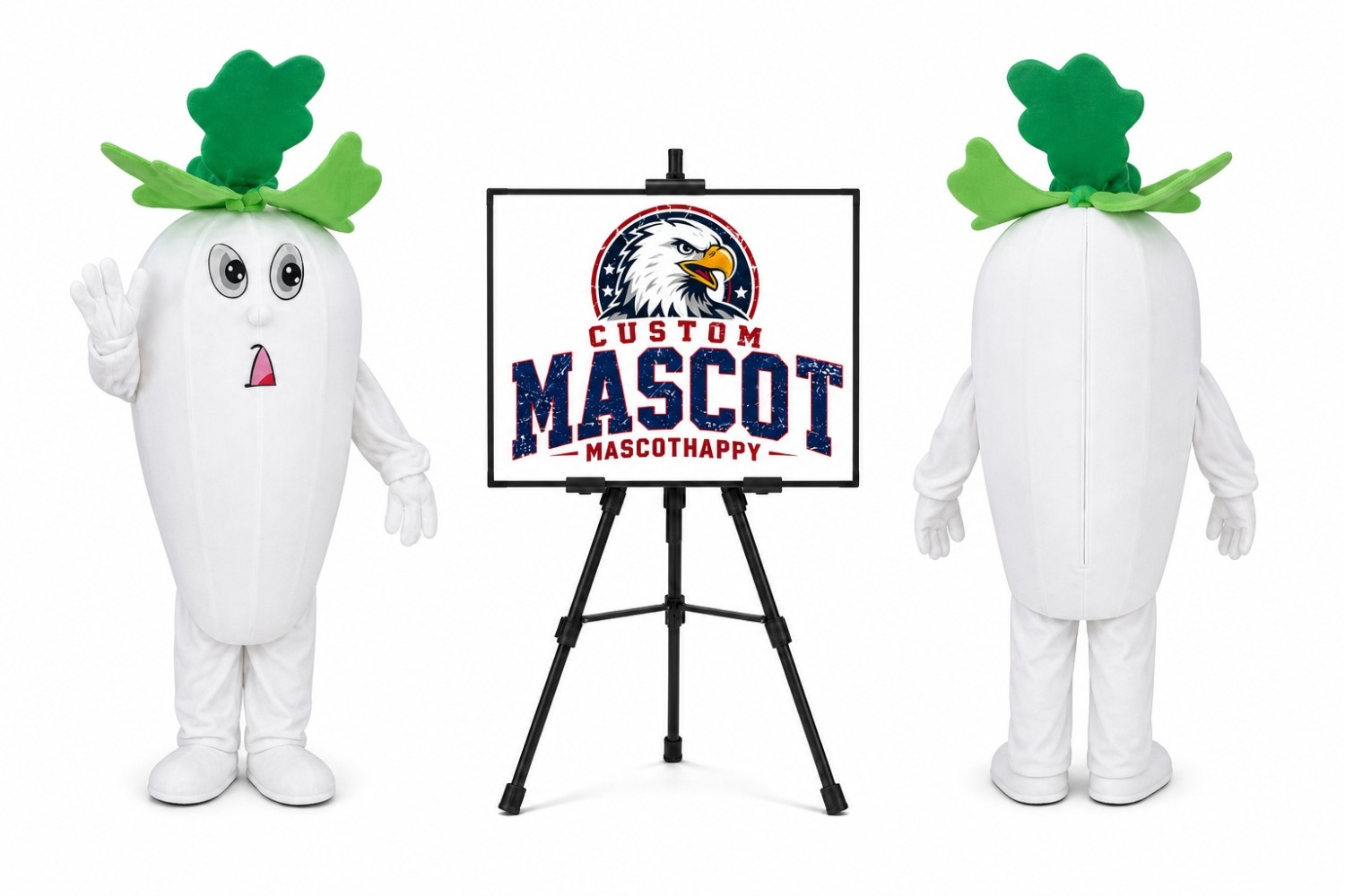 Vegetables Turnip Mascot Costume Vegetables Turnip Mascot Costume