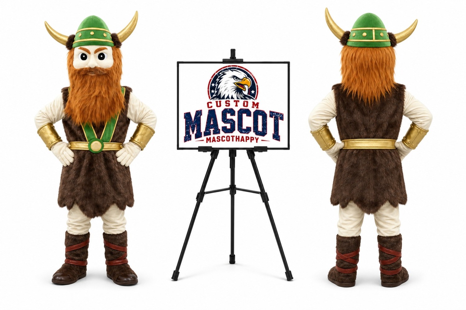 Viking Thor Mascot Costume Viking Thor Mascot Costume