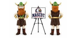 Viking Thor Mascot Costume Viking Thor Mascot Costume