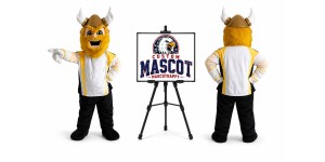 Viking Warrior Mascot Costume Viking Warrior Mascot Costume
