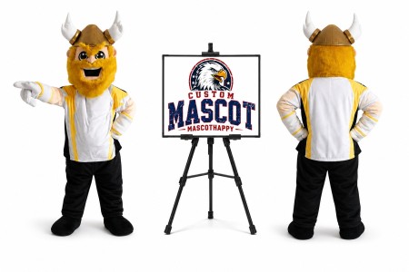 Viking Warrior Mascot Costume