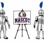 Warrior Kinight Mascot Costume