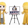 Warrior Mascot Costume