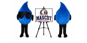 Water Drop Mascot Costume Water Drop Mascot Costume