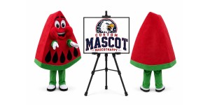Waterlemon Mascot Costume Waterlemon Mascot Costume
