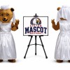 Wedding Bride Bear Mascot Costume for Wedding Events