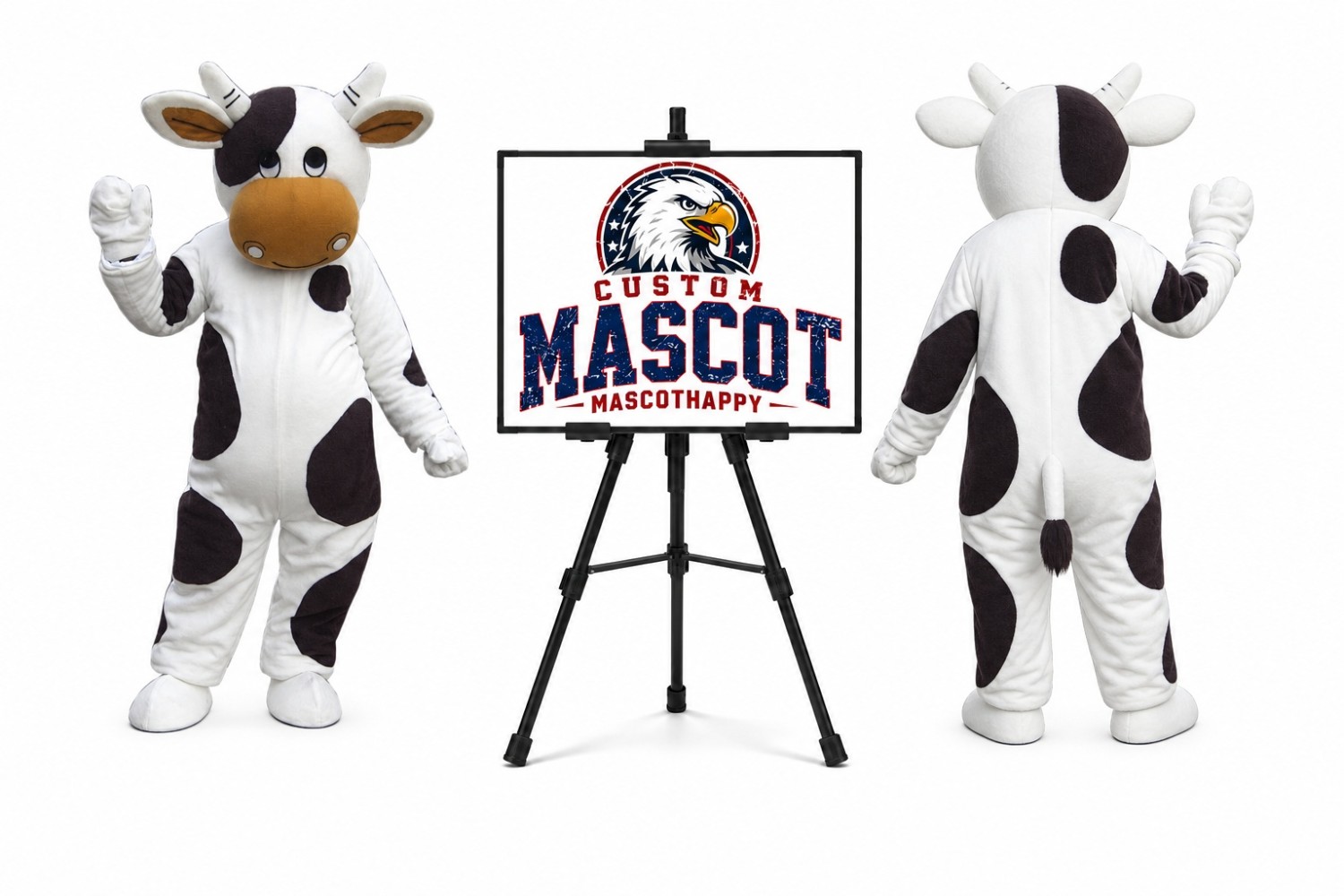 Milk Cow Mascot Costume Milk Cow Mascot Costume